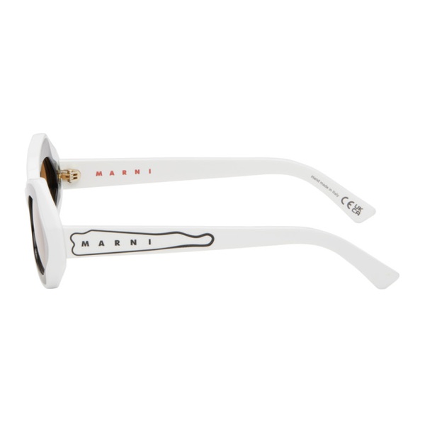 마르니 마르니 Marni White 레트로슈퍼퓨쳐 R에트로 ETROSUPERFUTURE 에디트 Edition Unlahand Sunglasses 242379M134055