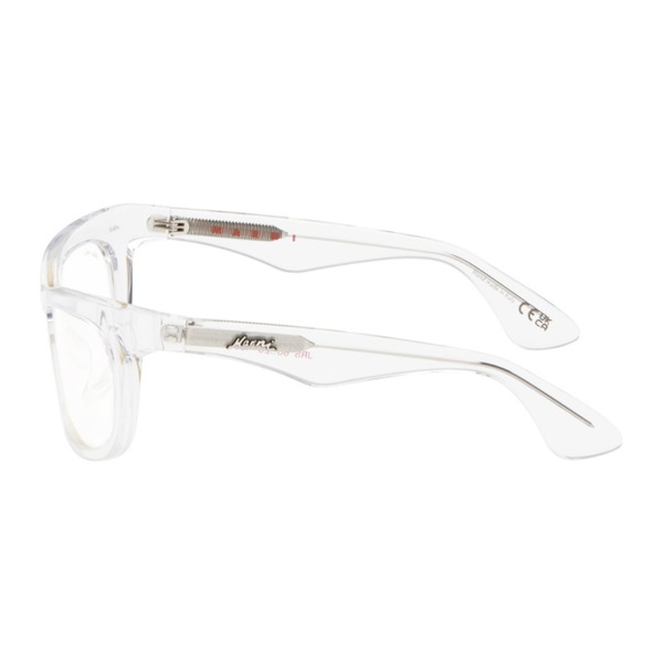 마르니 마르니 Marni Transparent Isamu Glasses 242379M134033