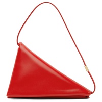 마르니 Marni Red Prisma Triangle Bag 232379F048049