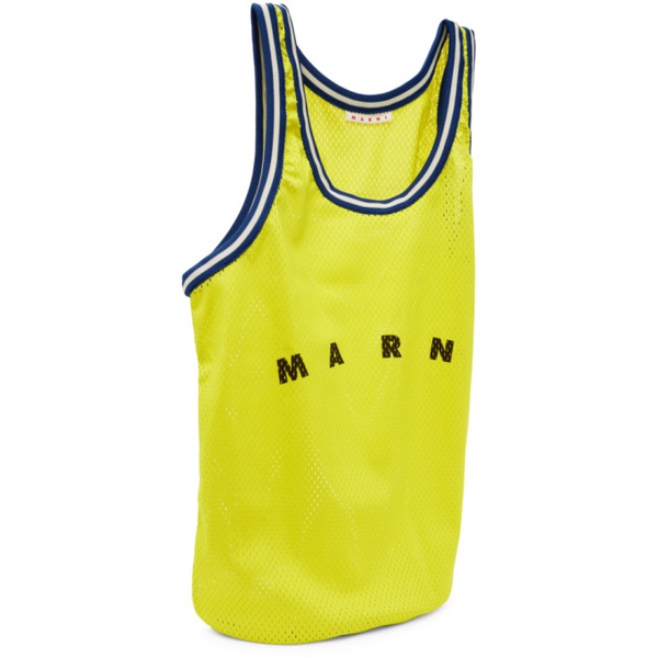 마르니 마르니 Marni Green Tank Top Shopping Tote 232379F049037