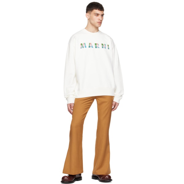 마르니 마르니 Marni 오프화이트 Off-White Printed Sweatshirt 241379M204006