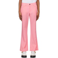 마르니 Marni Pink Flared Trousers 241379F087011
