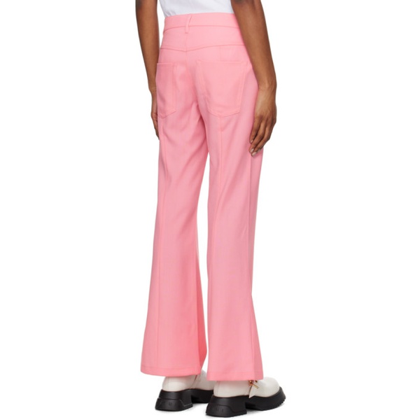 마르니 마르니 Marni Pink Flared Trousers 241379F087011