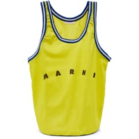 마르니 Marni Yellow Logo Tote 232379M172019