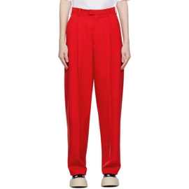 마르니 Marni Red Tailored Trousers 232379F087007