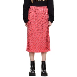 마르니 Marni Pink Sequin Midi Skirt 231379F092004