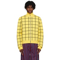마르니 Marni Yellow Check Sweater 232379M200005