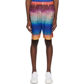 마르니 Marni Multicolor Printed Shorts 231379M193008