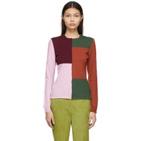 마르니 Marni Multicolor Colorblock Sweater 221379F096000