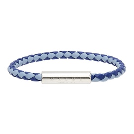 마르니 Marni Blue Braided Bracelet 221379M142000