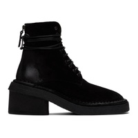 Marsell Black Burraccio Ankle Boots 222349F113049