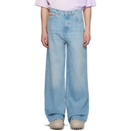 마틴 로즈 Martine Rose Blue Extended Jeans 241892M186003