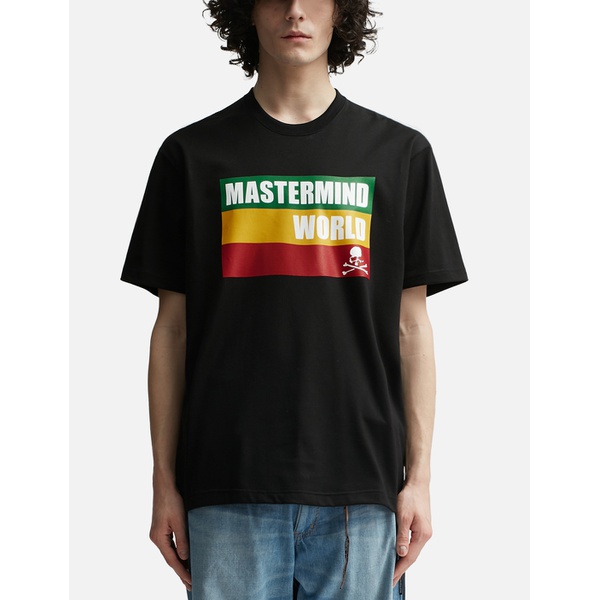  마스터마인드 월드 Mastermind World Rasta Border T-shirt 918007