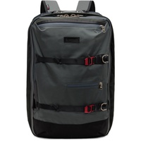 Master-piece Gray & Navy Potential 3Way Backpack 241401M166051