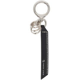 Master-piece Black W-Ring Keychain 241401M148016
