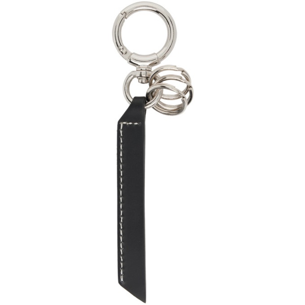  Master-piece Black W-Ring Keychain 241401M148016