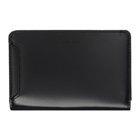 Master-piece Black Notch Middle Zipper Wallet 241401M164002