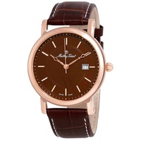 Mathey-Tissot MEN'S City Leather Brown Dial HB611251PM