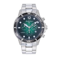 Mathey-Tissot MEN'S Lagoon Chronograph Stainless Steel Green Dial Watch H123CHAV