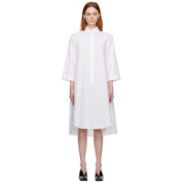 막스 마라 레저 맥스마라 Max Mara Leisure White Uncino Midi Dress 231265F054033