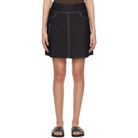 막스 마라 레저 맥스마라 Max Mara Leisure Black Nabulus Miniskirt 241265F090003