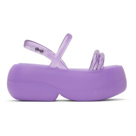 Purple Melissa Airbubble Platform Sandals 231356F124000