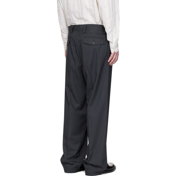  엠에프펜 Mfpen Gray Patch trousers 241505M191008