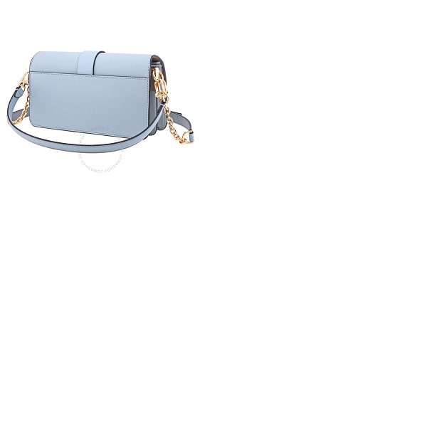 마이클 코어스 Michael Kors Ladies Greenwich Medium Saffiano Leather Shoulder Bag - Pale Blue 30H1GGRL2L-487
