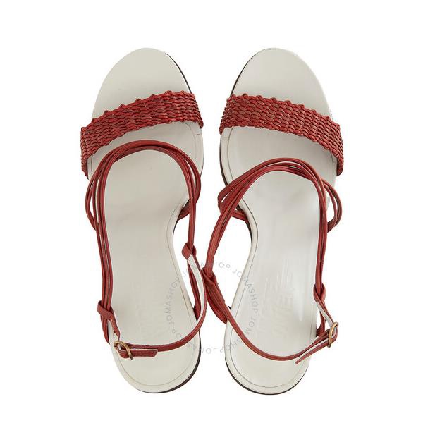  Michel Vivien Ladies Altis Woven Heeled Sandals 2211029