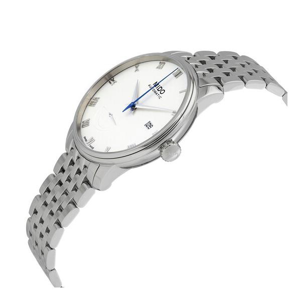  Mido Baroncelli Power Reserve Automatic White Dial Mens Watch M027.428.11.013.00 M0274281101300