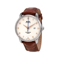 Mido Baroncelli Jubilee Automatic Chronometer Ivory Dial Mens Watch M0376081626200