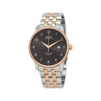 Mido Baroncelli Jubilee Automatic Chronometer Anthracite Dial Mens Watch M0376082206200