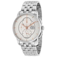 Mido MEN'S Baroncelli Chronograph Stainless Steel Silver Dial M86074101