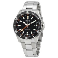 Mido MEN'S Ocean Star Stainless Steel Black Dial Watch M0266291105101