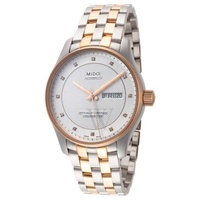Mido MEN'S Belluna Stainless Steel Silver Dial Watch M0014312203692