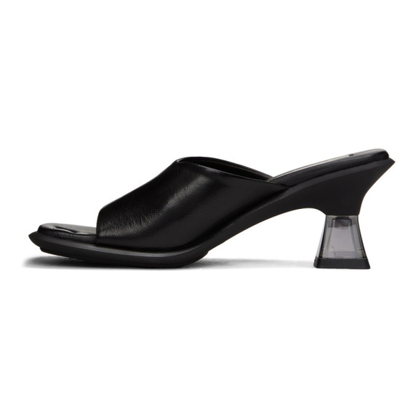  미스타 Miista Black Synthia Heeled Sandals 231877F125031