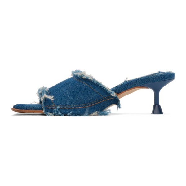  미스타 Miista Blue Betina Denim Heeled Sandals 241877F125010