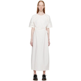 Missing You Already White Side Ring Midi Dress 231239F054004