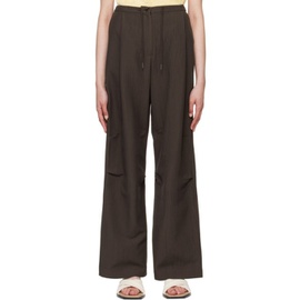 Missing You Already Brown Crinkled Trousers 222239F087001