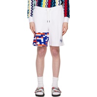 미소니 Missoni White Embroidered Shorts 231884M193003