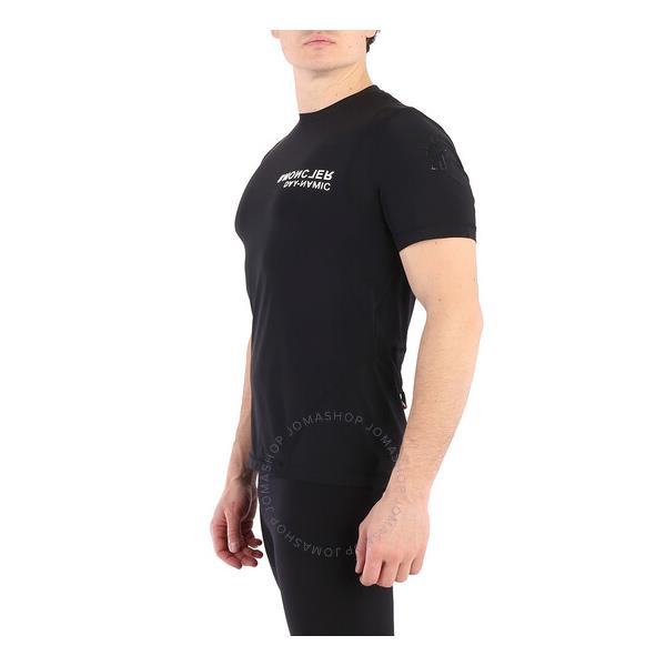 몽클레어 몽클레어 Moncler Mens Black Grenoble Day-Namic T-shirt G209Q8C00002-809DE-999