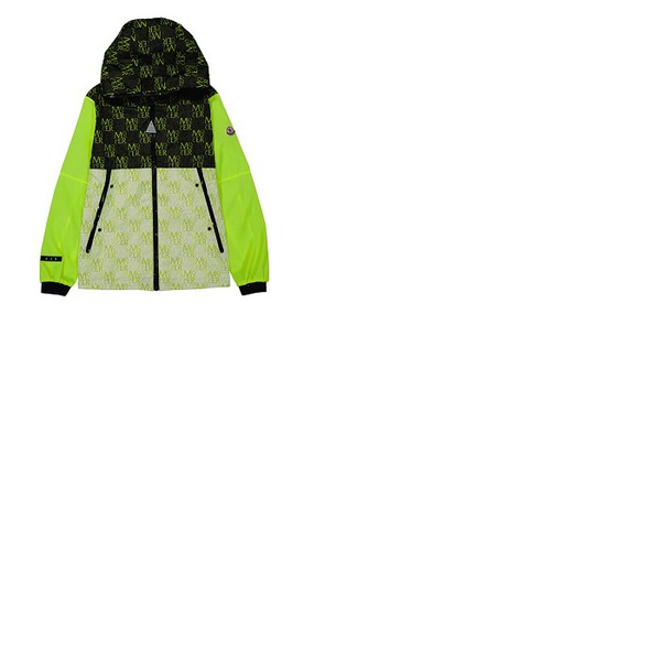 몽클레어 몽클레어 Moncler Ladies Open Yellow Taanlo Hooded Windbreak Jacket H10931A00113-59681-140