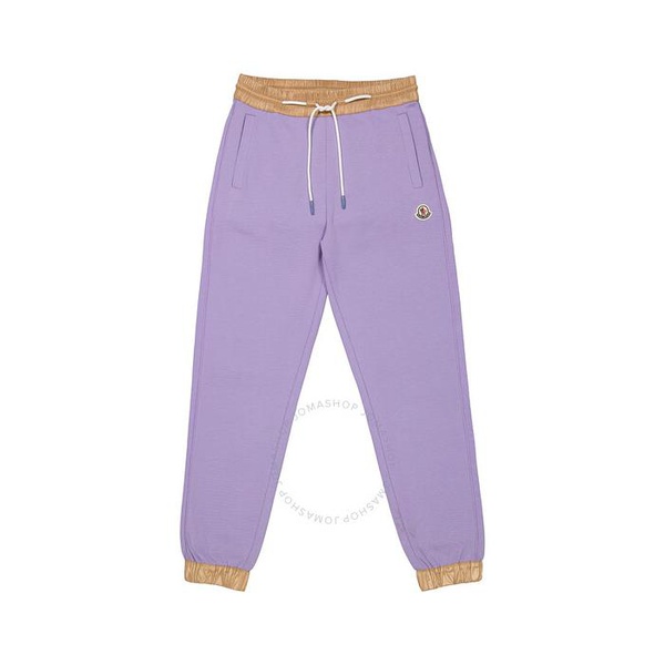 몽클레어 몽클레어 Moncler Ladies Purple Cotton Logo Sweatpants H10938H00011-809LC-605