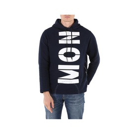 몽클레어 Moncler X 크레이그 그린 Craig Green Mens Navy Logo Print Hooded Sweatshirt H109H8G00001-8099W-760