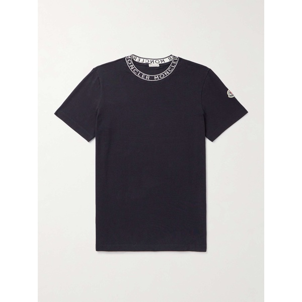 몽클레어 몽클레어 MONCLER Slim-Fit Logo-Jacquard Cotton-Jersey T-Shirt 1647597323585940