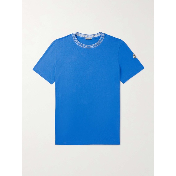 몽클레어 몽클레어 MONCLER Slim-Fit Logo-Detailed Cotton-Jersey T-Shirt 1647597323594532