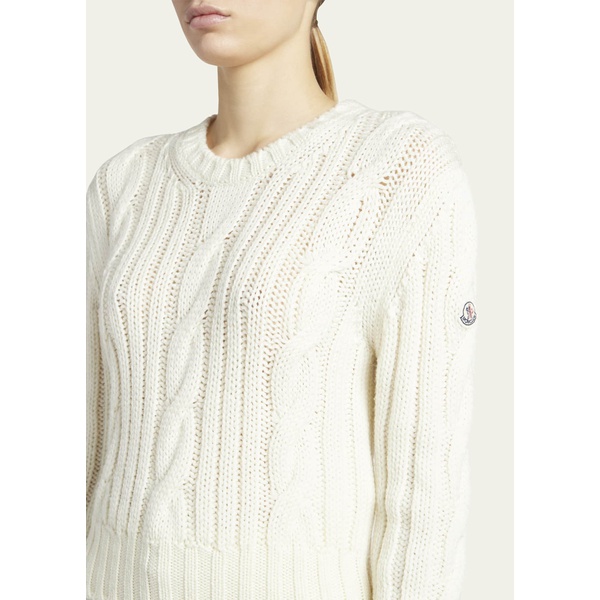 몽클레어 몽클레어 Moncler Wool Cable-Knit Sweater 4589735