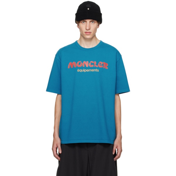 몽클레어 몽클레어 Moncler Genius Moncler x Salehe Bembury Blue Printed T-Shirt 232171M213010