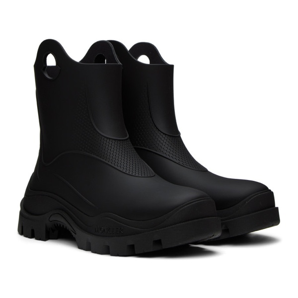 몽클레어 몽클레어 Moncler Black Misty Rain Boots 232111F113002