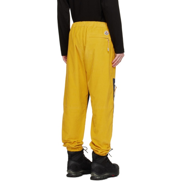 몽클레어 몽클레어 Moncler Yellow Colorblock Lounge Pants 222111M190004